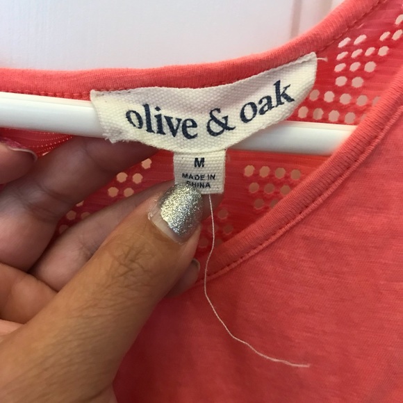 Olive & Oak Stitch Fix coral tank - Picture 5 of 5